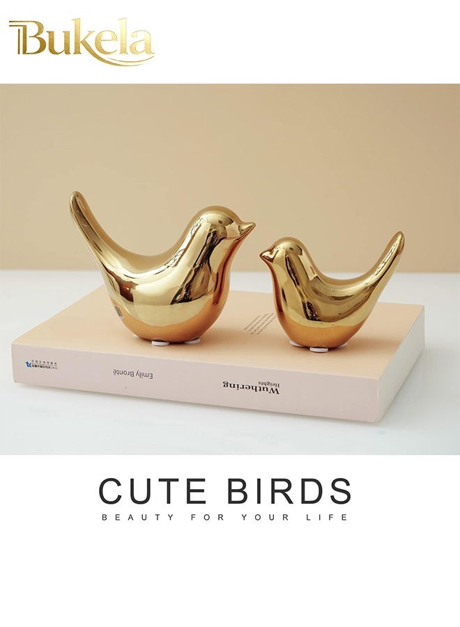 كيلا تماثيل حيوانات صغيرة للديكور المنزلي على الطراز الحديث أكبر حجمًا من الحلي الزخرفية الذهبية لغرفة المعيشة وغرفة النوم وسطح المكتب والخزائن... - Image 3